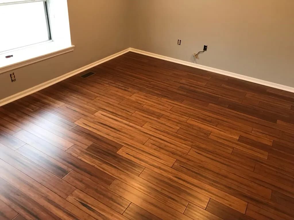 Hardwood flooring installed in a Poway home by Zelo Flooring