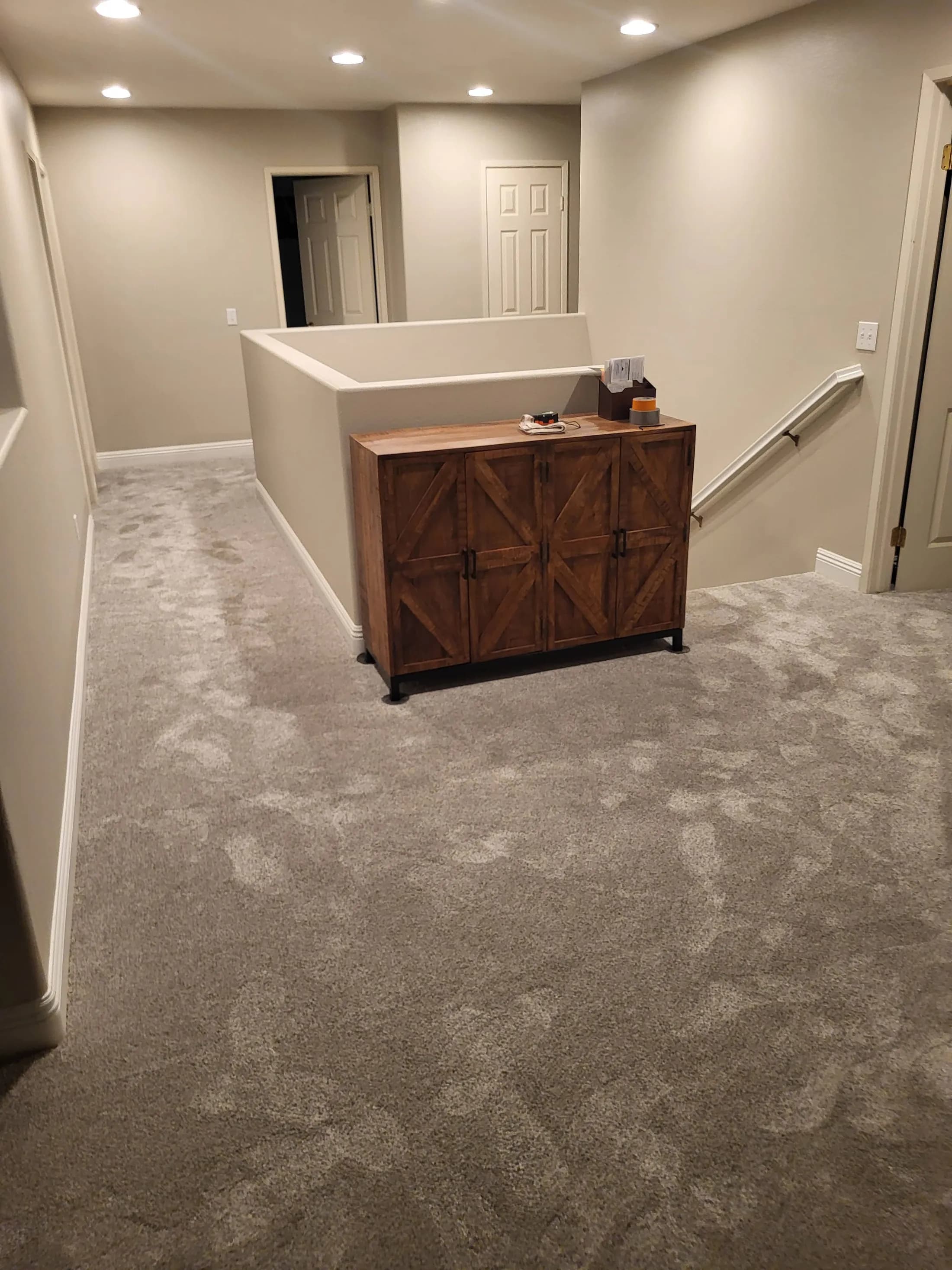 Luxury vinyl plank flooring installed in a Vista family home by Zelo Flooring