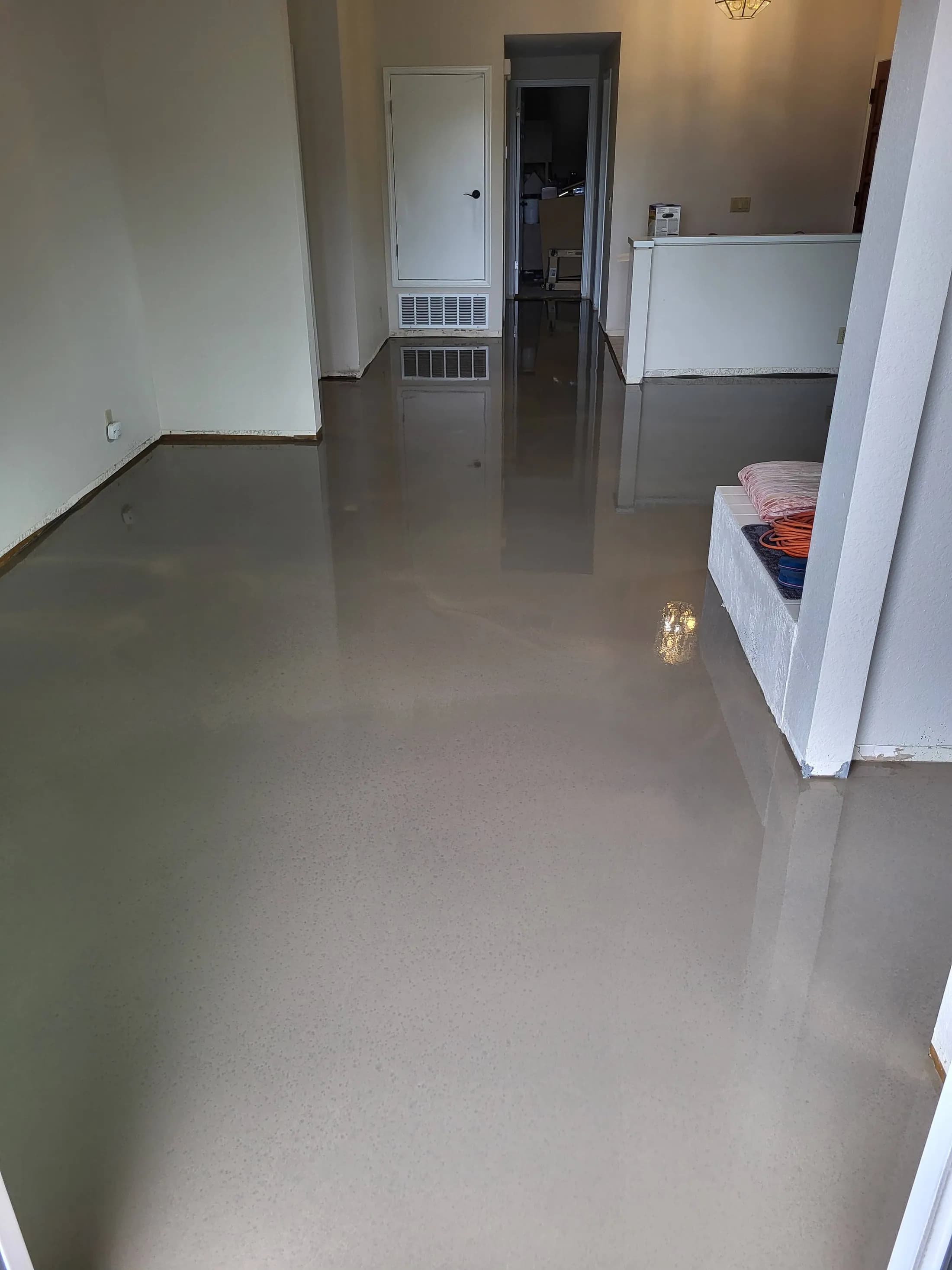 Engineered hardwood flooring installed in a historic Coronado home by Zelo Flooring